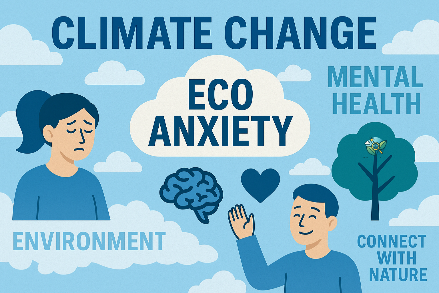 eco anxiety due to climate change and impact on mental health